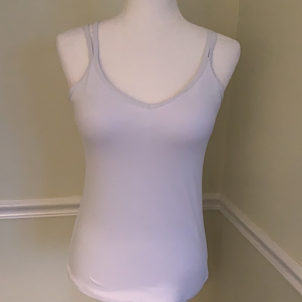 ZYIA White Double-Strap Tank Top